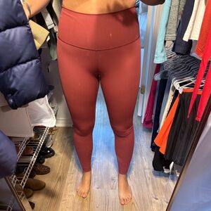 Lululemon Align High-Rise Pant 25” size 2 RUST